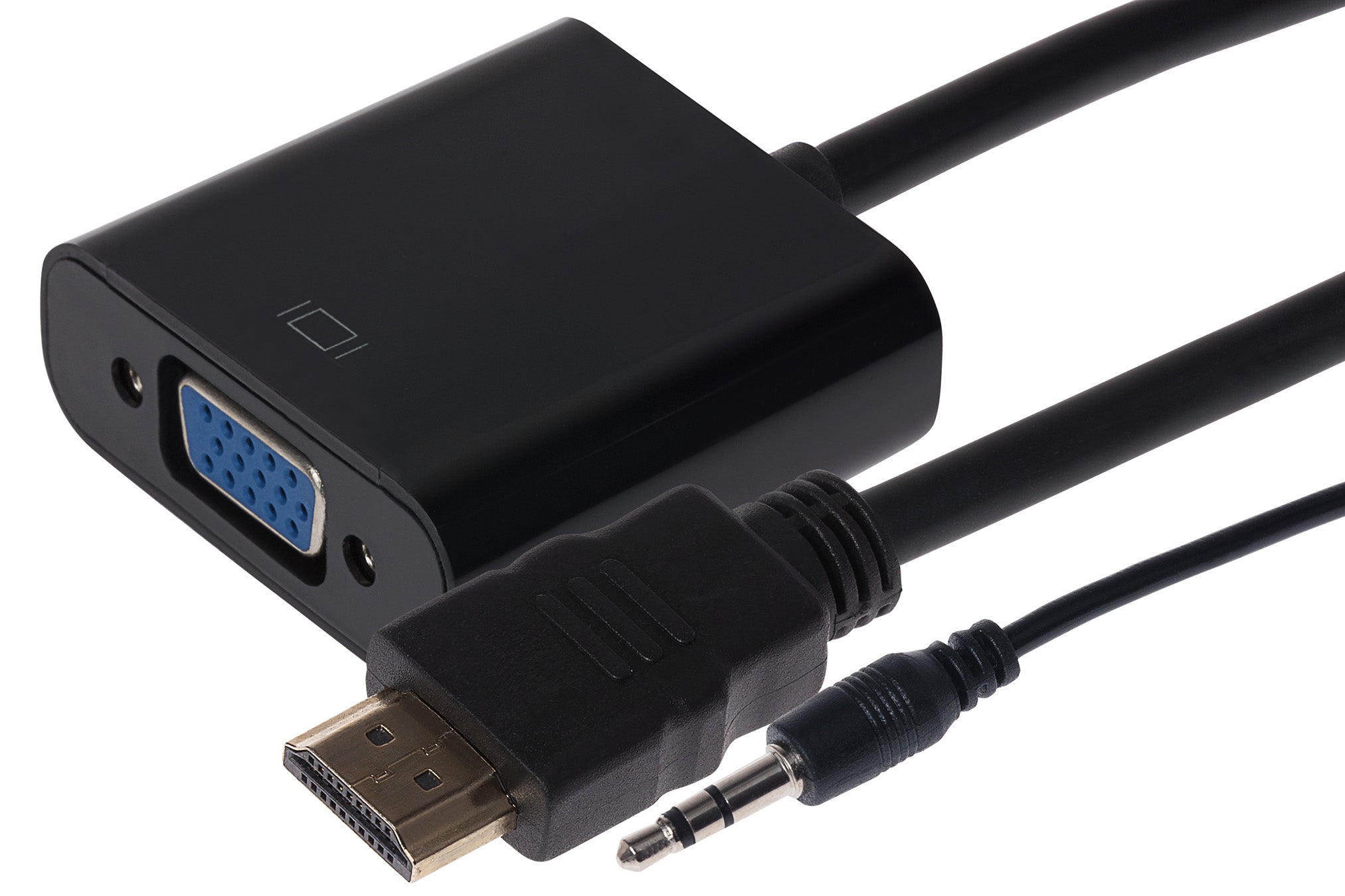 Adaptateur VGA LINQ HDMI Mâle - VGA Femelle + Câble Jack