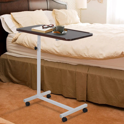 ProperAV Extra C-Shaped Mobile Table Desk with Casters