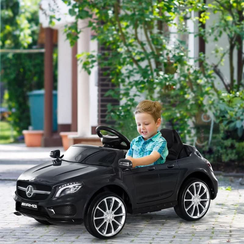 Maplin Plus Licensed Mercedes-Benz Kids Electric 6V Ride On Car - Black