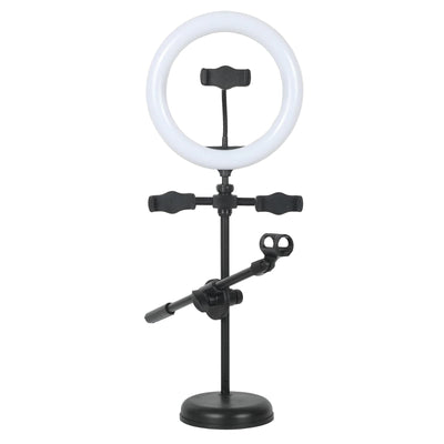 CAD PodMaster LS5 Desktop Ring Light with Mic & 3 Phone Holders