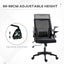 ProperAV Extra Mesh Ergonomic Office Chair with Lumbar Support & Flip-Up Arms