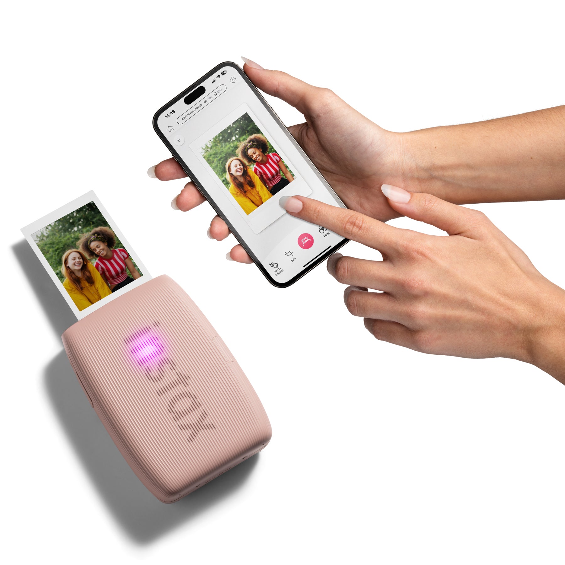 Fujifilm Instax Mini Link 3 Wireless Smartphone Photo Printer - Rose Pink -