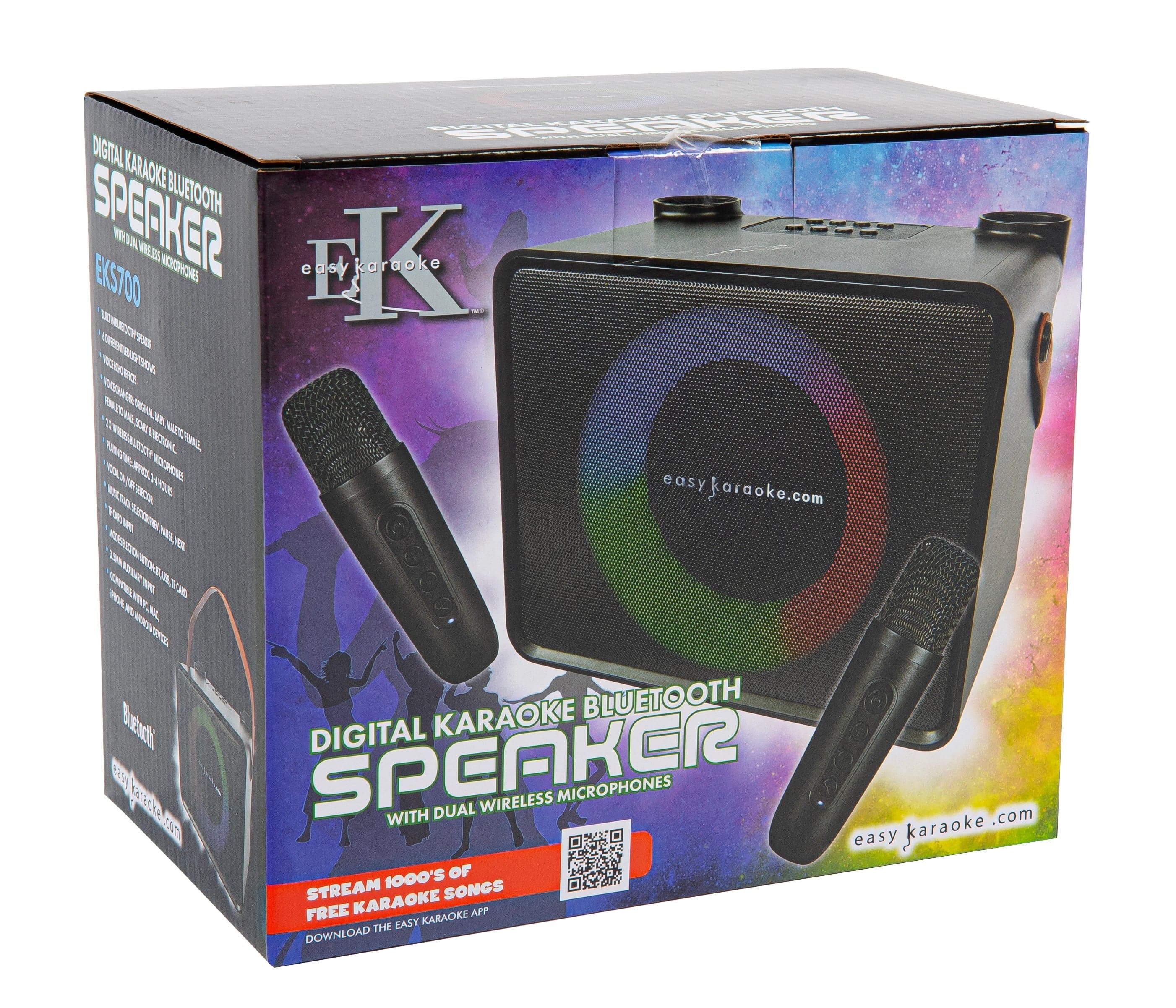 Easy Karaoke Dual Microphone Bluetooth Speaker | Audio | Maplin