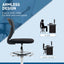 ProperAV Extra Armless Mesh Office Draughtsman Chair with Lumbar Support & Adjustable Foot Ring