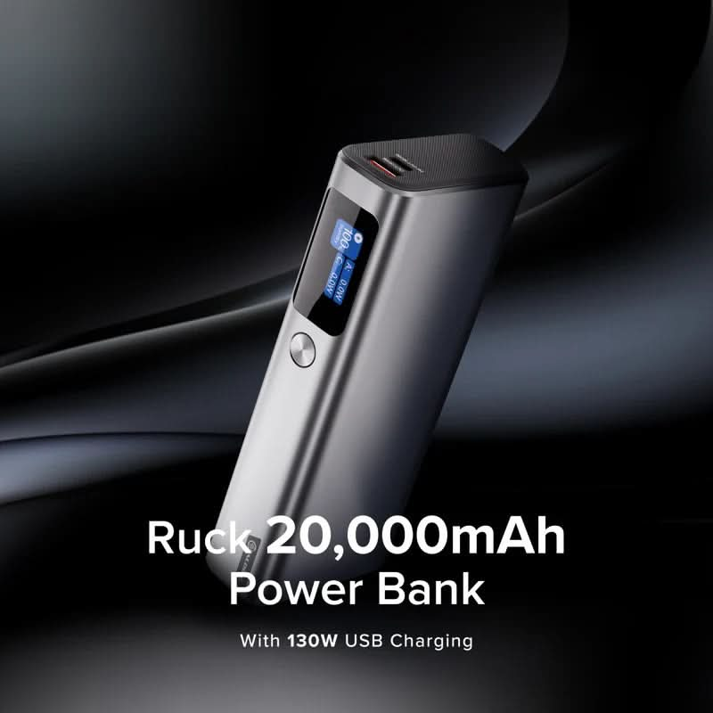 ALOGIC Ruck 20,000mAh Power Bank with 130W USB Charging