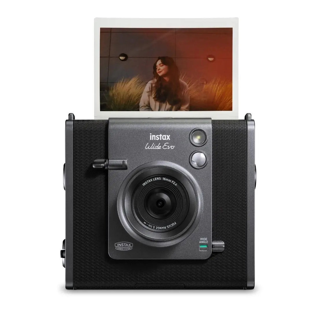 Fujifilm Instax Wide Evo Hybrid Instant Camera - Black