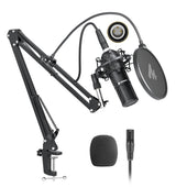 Maono XLR Cardioid Vocal Studio Microphone with Boom Arm Kit