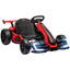 Maplin Plus 24V Electric Go Kart for Kids with Adjustable Seat for 6-12 Years Red