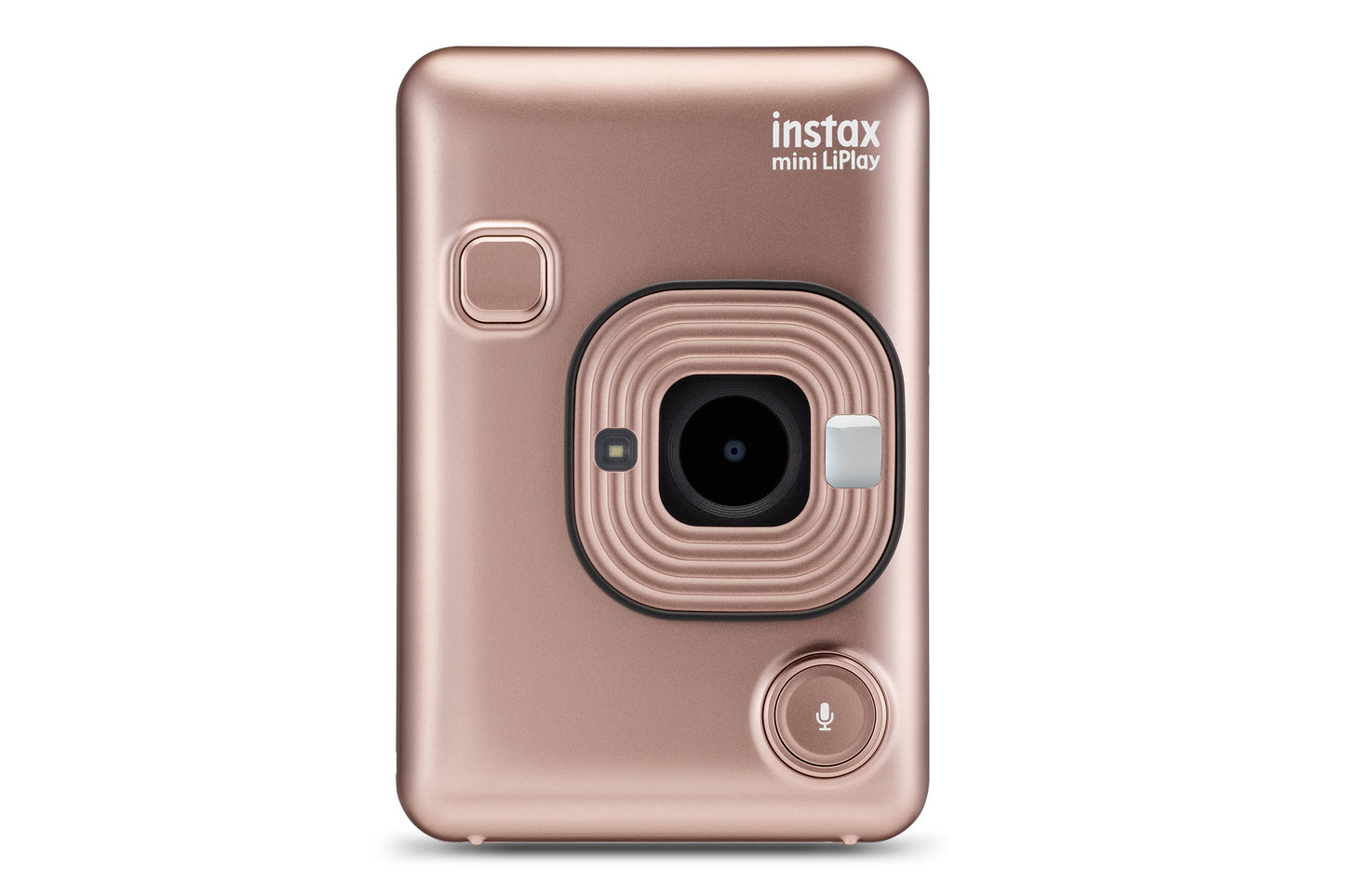 Fujifilm Instax Mini LiPlay Hybrid Instant Camera - Blush Gold Camera Only