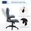 ProperAV Extra High Back Swivel Executive Office Chair - Dark Grey