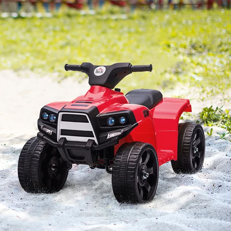 Maplin Plus 6V Kids Electric Ride On ATV Toy Quad Bike with Headlights for 18-36 Months