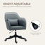 ProperAV Extra Velvet Mid-Back Office Chair with Massage Lumbar Pillow