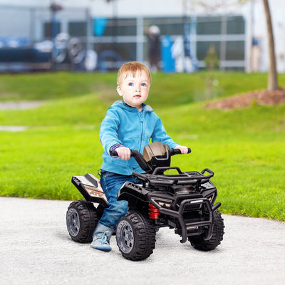 Maplin Plus 6V Kids Electric Ride on Toy ATV Quad Bike with Music & Headlights for 18-36 Months