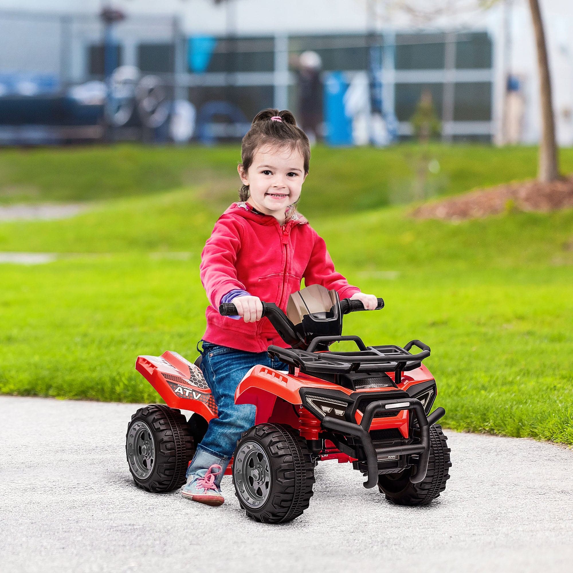 Maplin Plus 6V Kids Electric Ride on Toy ATV Quad Bike with Music He Electricals Maplin Electronics