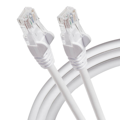 Maplin RJ45 CAT6 UTP Ethernet LAN Cable - White, 1m