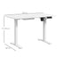 ProperAV Extra 72-116cm Adjustable Electric Standing Desk - White