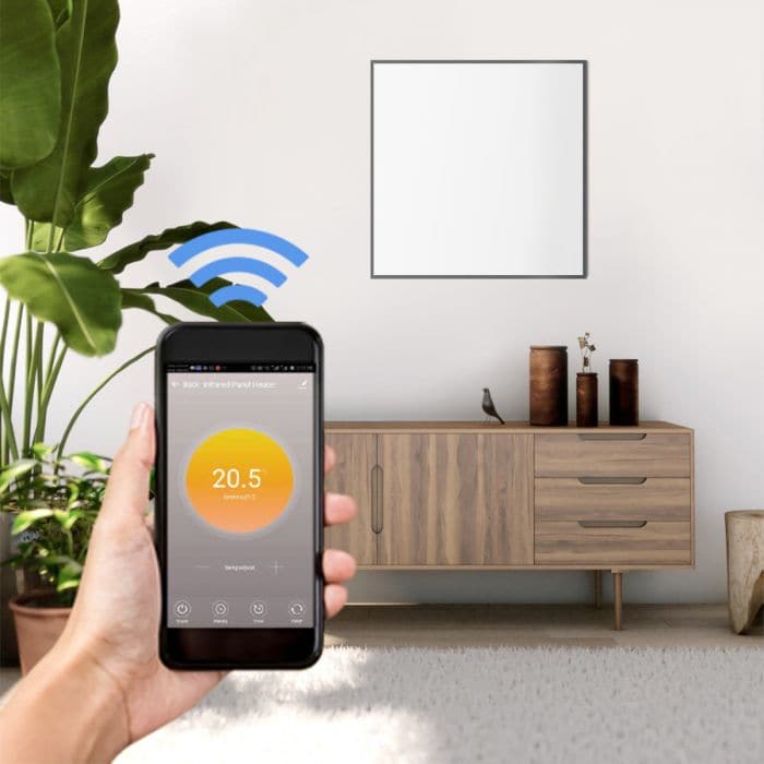 Mirrorstone 350W Nexus Wi-Fi Infrared Wall Heating Panel