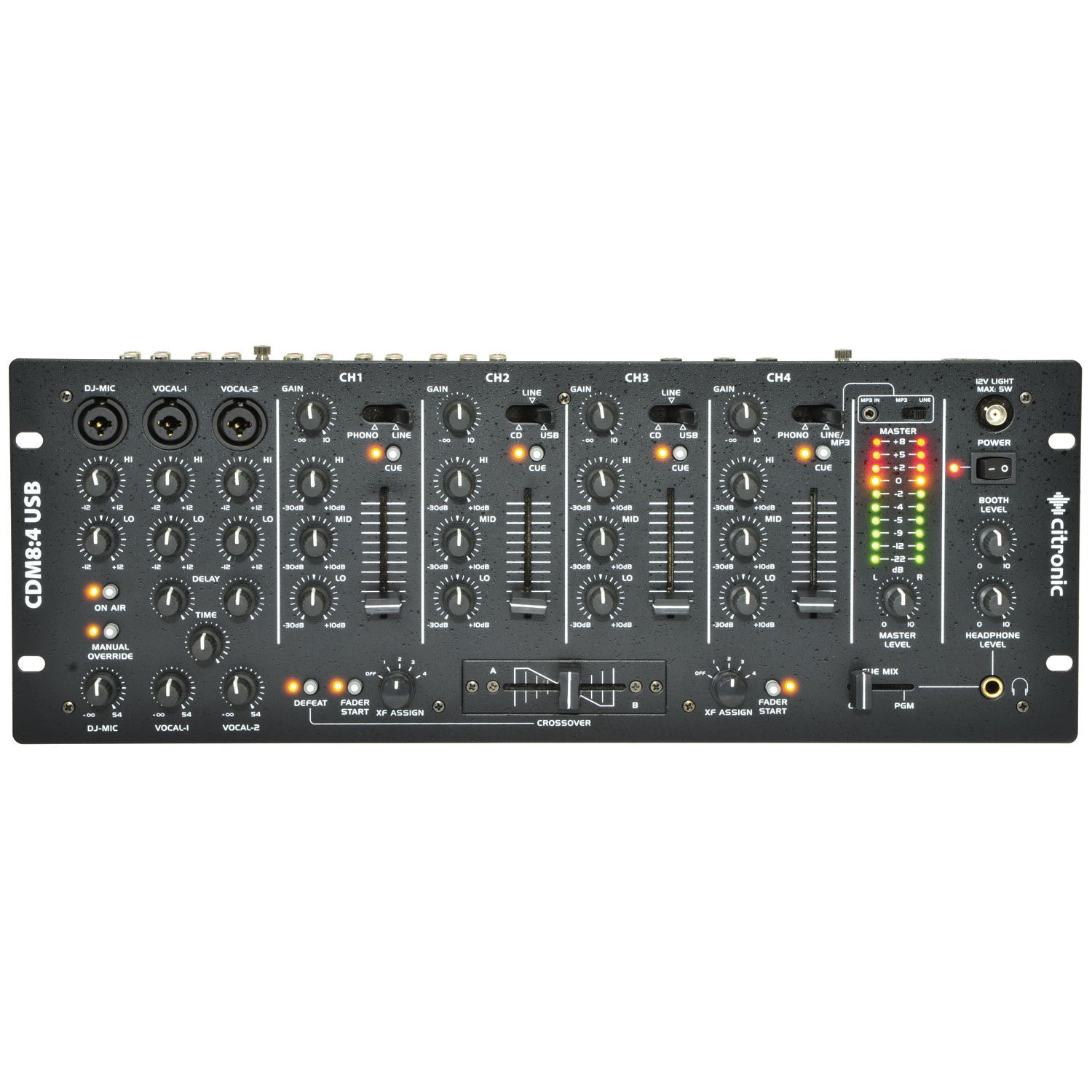 Citronic 4 Channel 19" DJ Mixer