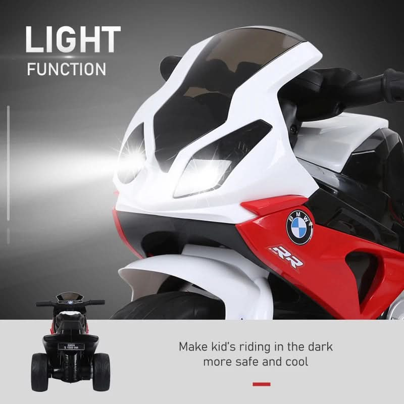 Maplin Plus Electric Ride-On BMW S1000RR 6V Motorbike for Kids with Headlights & Music