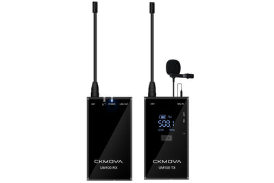 Maplin CKMOVA UM100 UHF Wireless Microphone Kit with 1x Transmitter & 1x Receiver