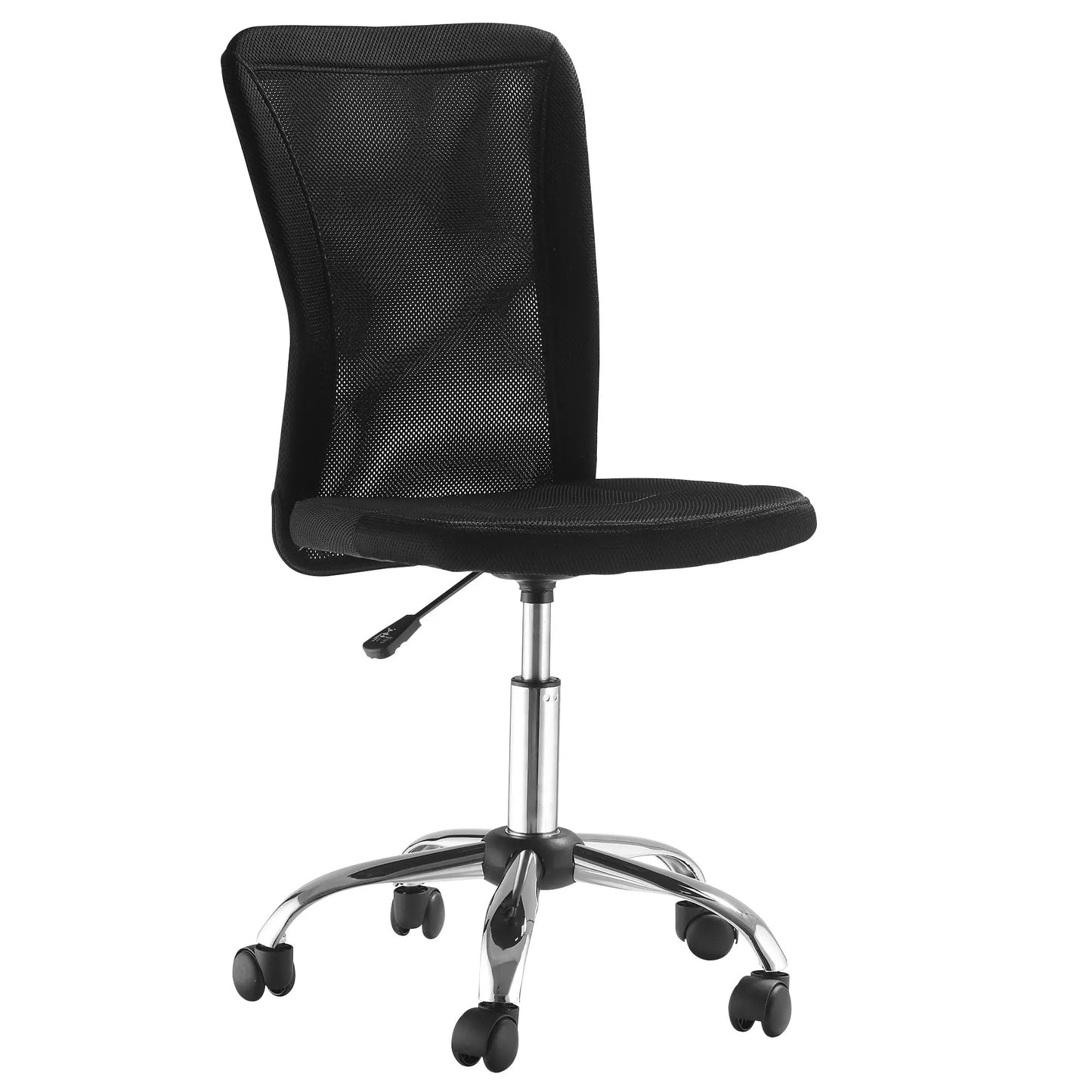 ProperAV Extra Mesh Swivel Office Chair with Lumbar Support - Black