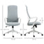 ProperAV Extra High-Back Ergonomic Adjustable Office Chair - Grey