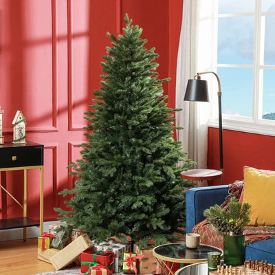 HOMCOM 6ft Bare Artificial Christmas Tree - Green