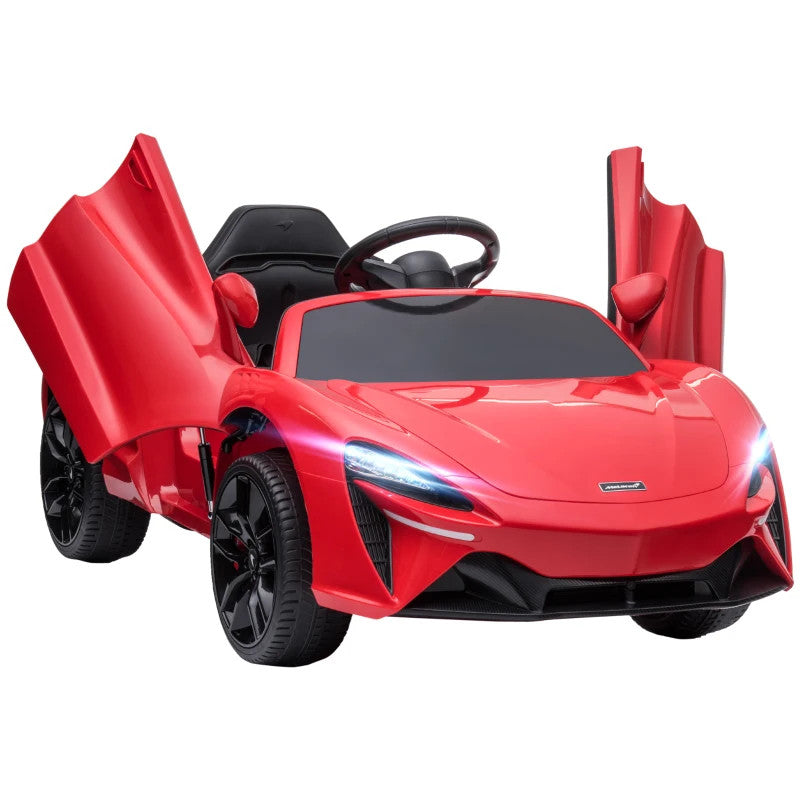 Maplin Plus McLaren Licensed Kids 12V Electric Ride On Car with Remote Control Red