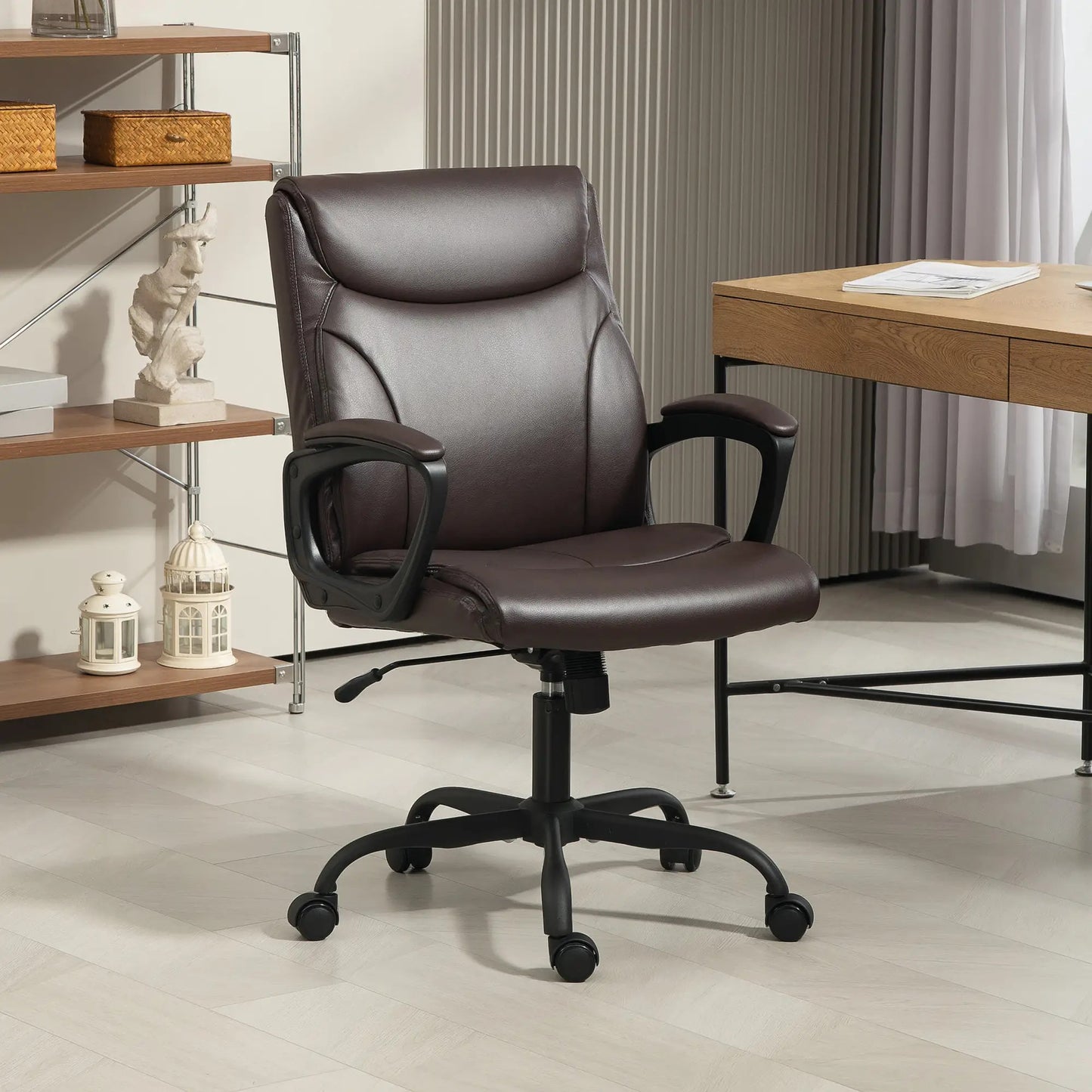 ProperAV Extra Faux Leather Office Chair with Tilt Function