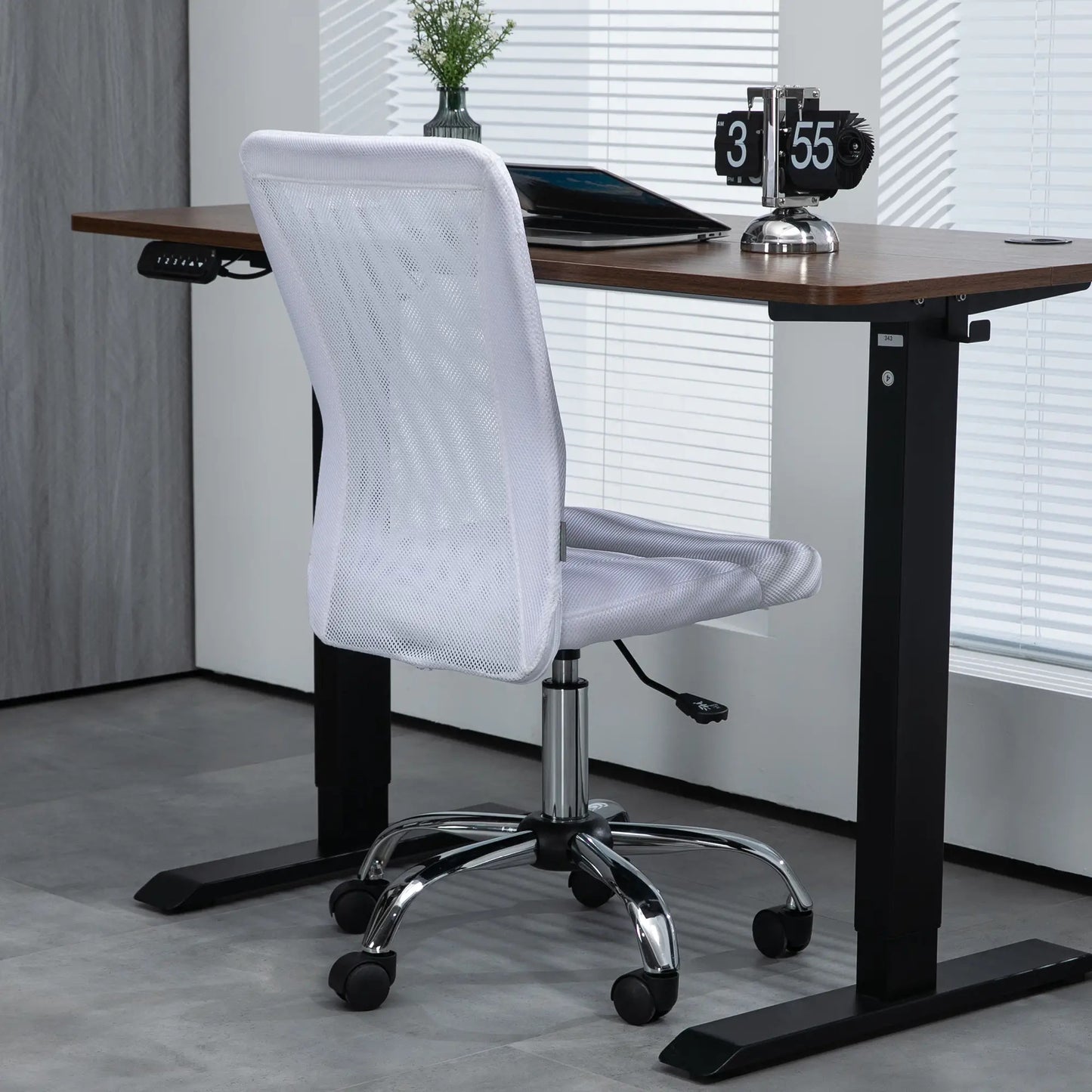 ProperAV Extra Armless Adjustable Mesh Office Chair