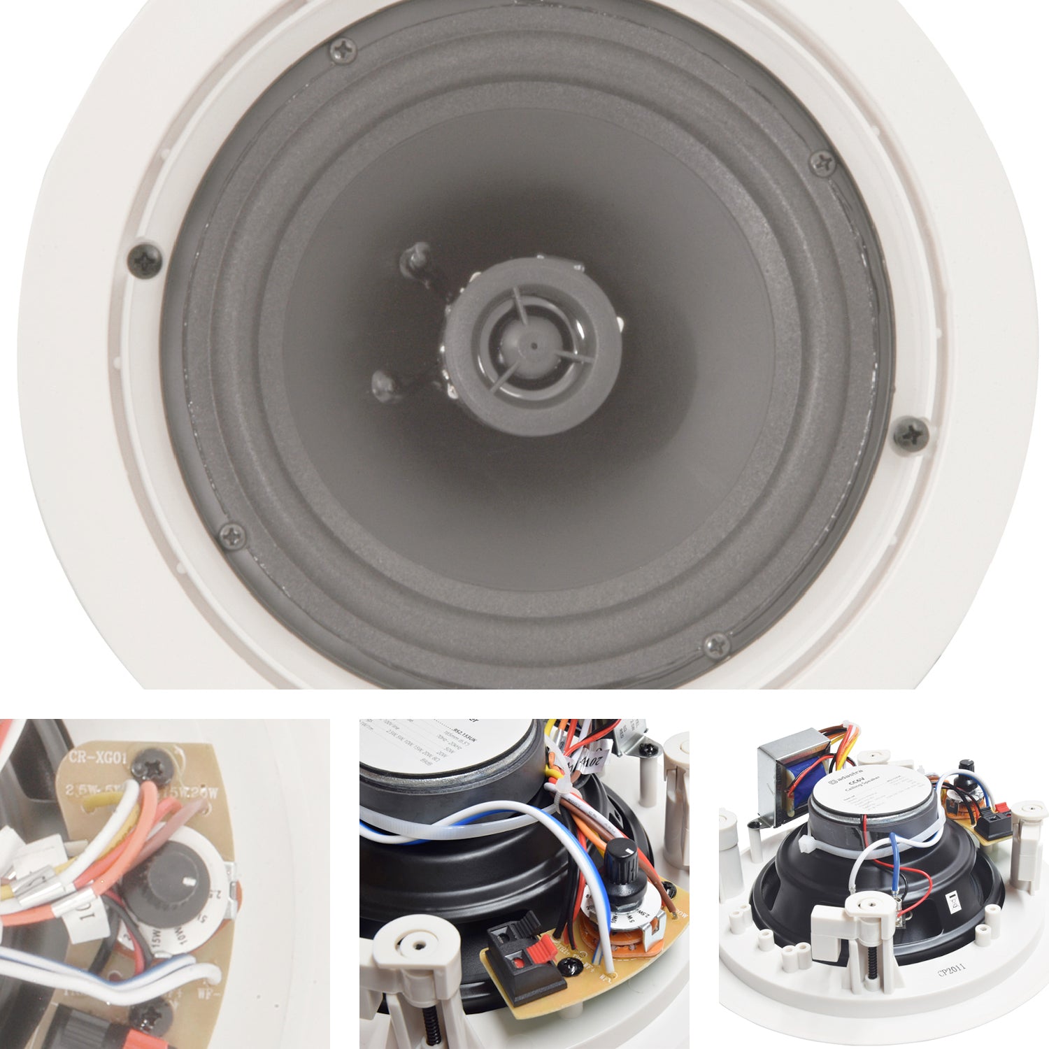 Adastra CC Series 2 Way 100V 6.5" Ceiling Speaker - Pack of 2