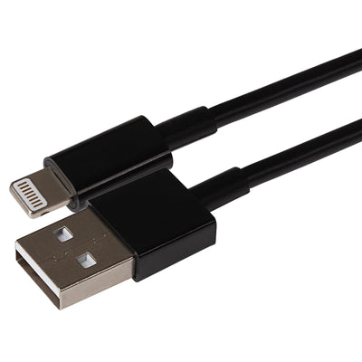 Maplin Lightning to USB-A Cable - Black, 1m