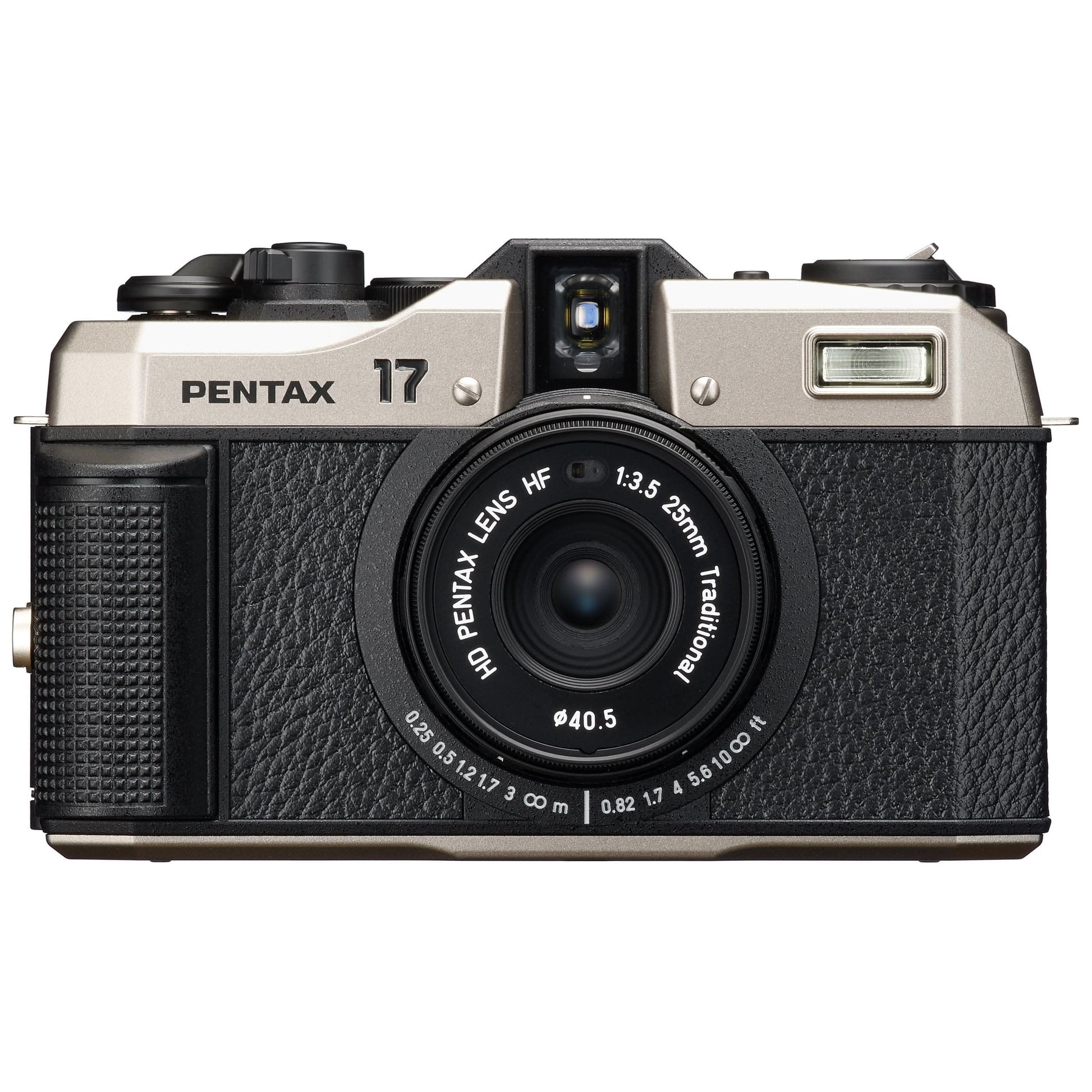 Pentax 17 Film Camera - Dark Silver Camera Only