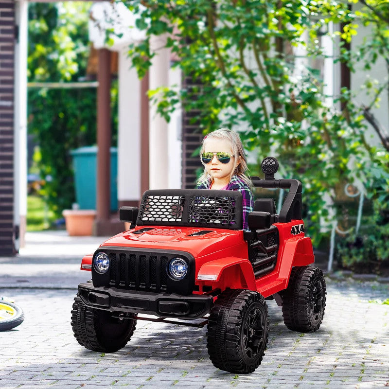 Maplin Plus 12V Battery Powered Kids Electric Ride On Truck for 3-6 Years Old