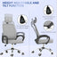 ProperAV Extra Mesh Ergonomic Office Chair with Rotatable Headrest - Grey