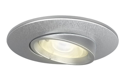 4lite WiZ Connected Fire-Rated IP20 GU10 Smart Adjustable LED Downlight - Satin Chrome Single