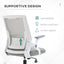 ProperAV Extra Mesh Ergonomic Office Chair with Lumbar Support & Flip-Up Arms