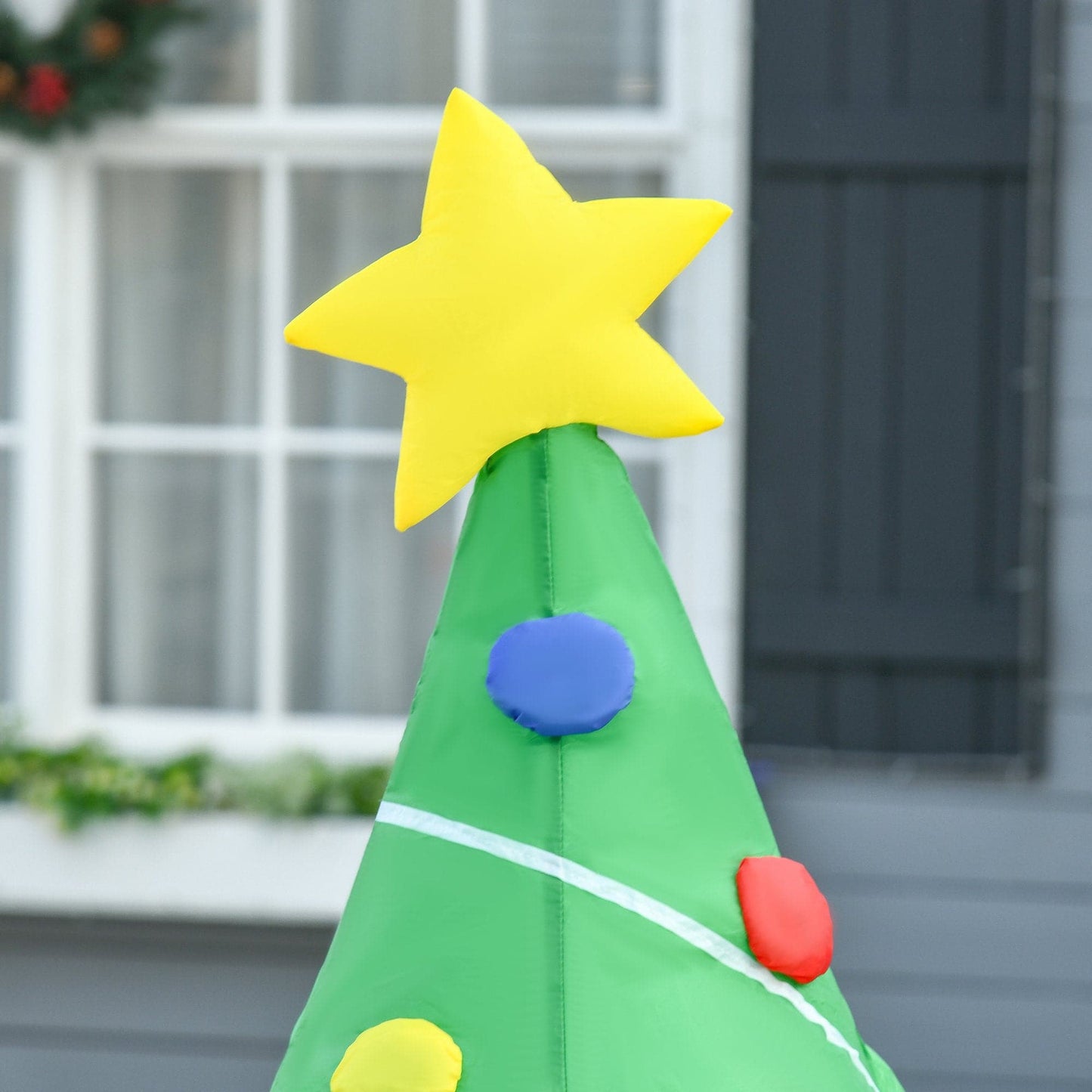 HOMCOM 5ft LED Inflatable Christmas Tree Decoration