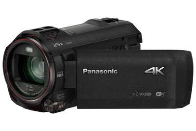Panasonic HC-VX980 4K Camcorder with 20x Optical Zoom, 3" LCD, WiFi & SD/SDHC/SDXC Compatibility - Black - maplin.co.uk