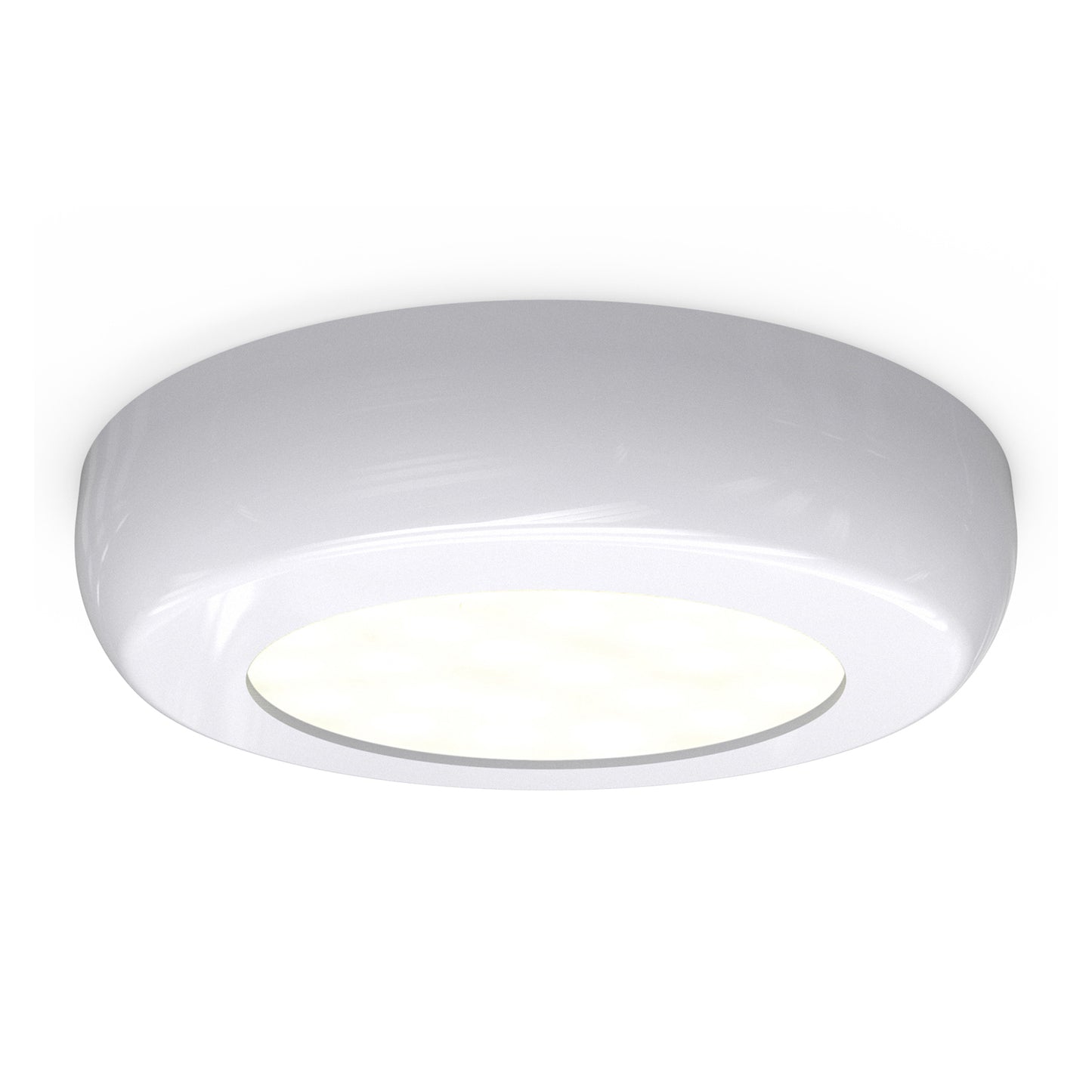 4lite Circle Cabinet Mains Powered 132 Lumens LED Light - White