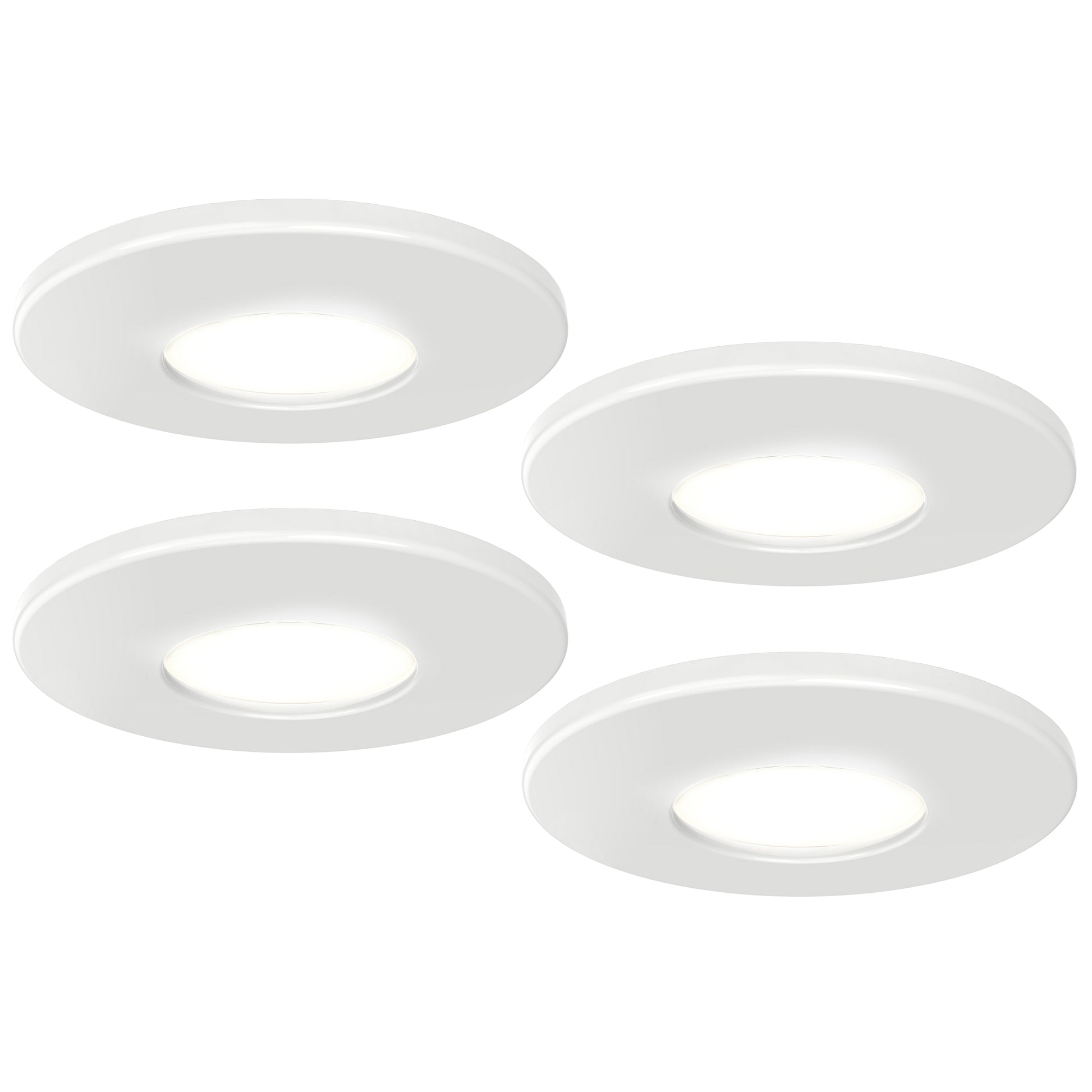 4lite IP65 3000K LED Downlight - White