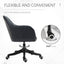 ProperAV Extra Velvet Mid-Back Office Chair with Massage Lumbar Pillow