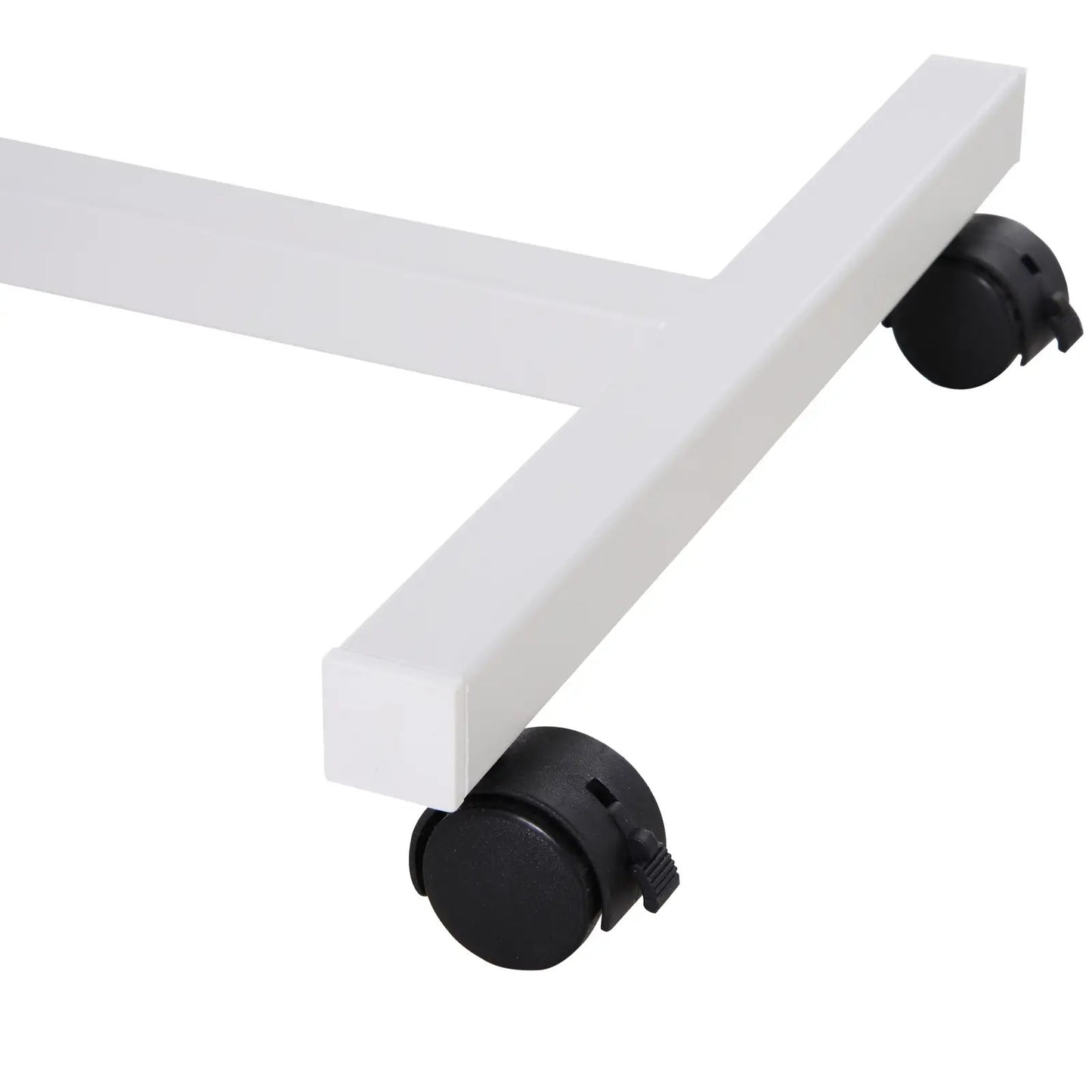 ProperAV Extra C-Shaped Mobile Table Desk with Casters