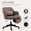 ProperAV Extra Velvet Mid-Back Office Chair with Massage Lumbar Pillow