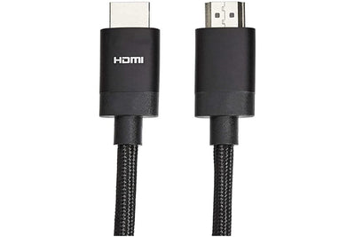 Maplin HDMI to HDMI V2.1 8K Ultra HD 60fps Braided Cable with Ethernet - Black