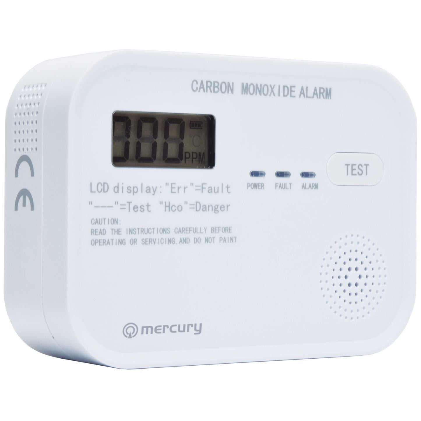 Mercury Carbon Monoxide Alarm - Pack of 2