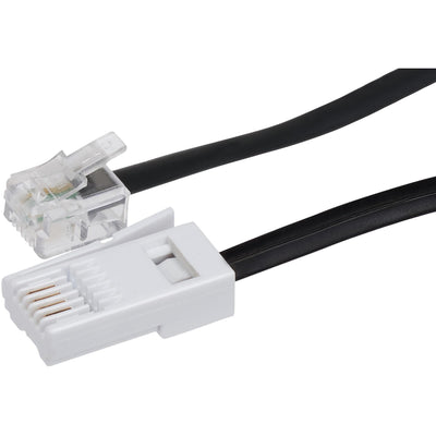 Maplin RJ11 to BT-431A Telephone Lead - Black, 3m