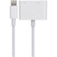 Maplin Lightning to HDMI / Lightning Charging Port Adapter - White