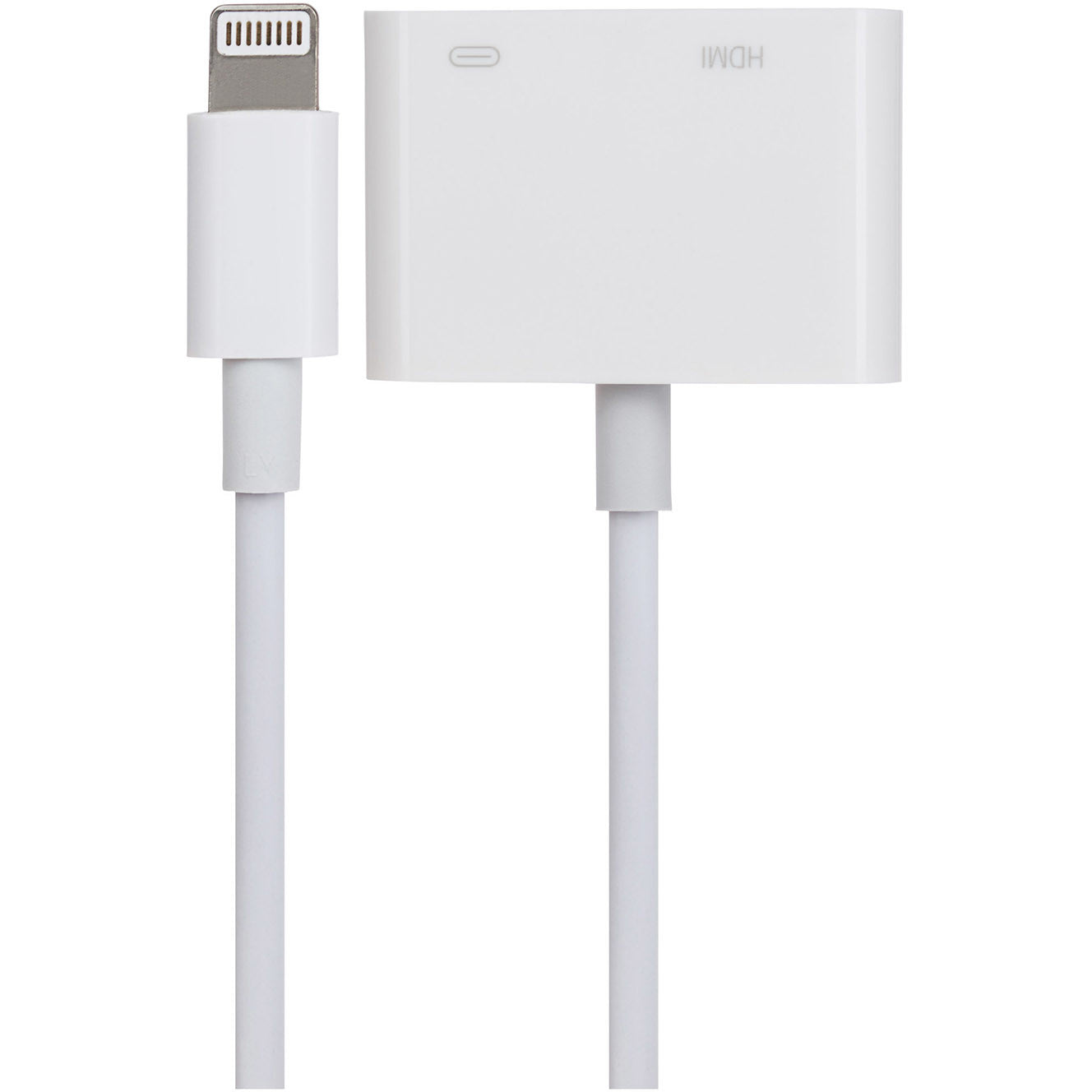 Maplin Lightning to HDMI / Lightning Charging Port Adapter - White