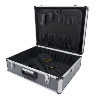 Maplin Plus Aluminium 160 x 460 x 360mm Tool Flight Case - Silver